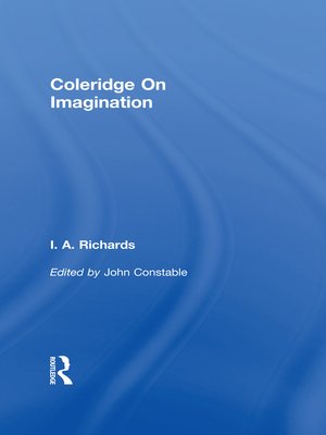cover image of Coleridge On Imagination   V 6